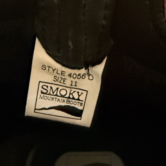 Smoky Mountain Black Cowboy Boots - Picture 4 of 4